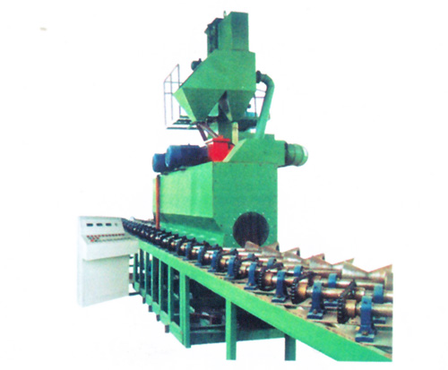 QG300鋼管外壁拋丸清理機(jī)